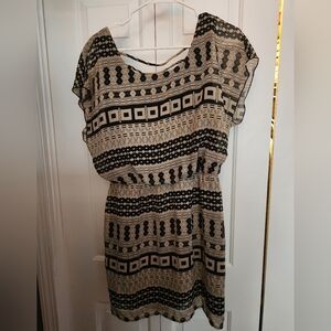 Geometric Print Dress